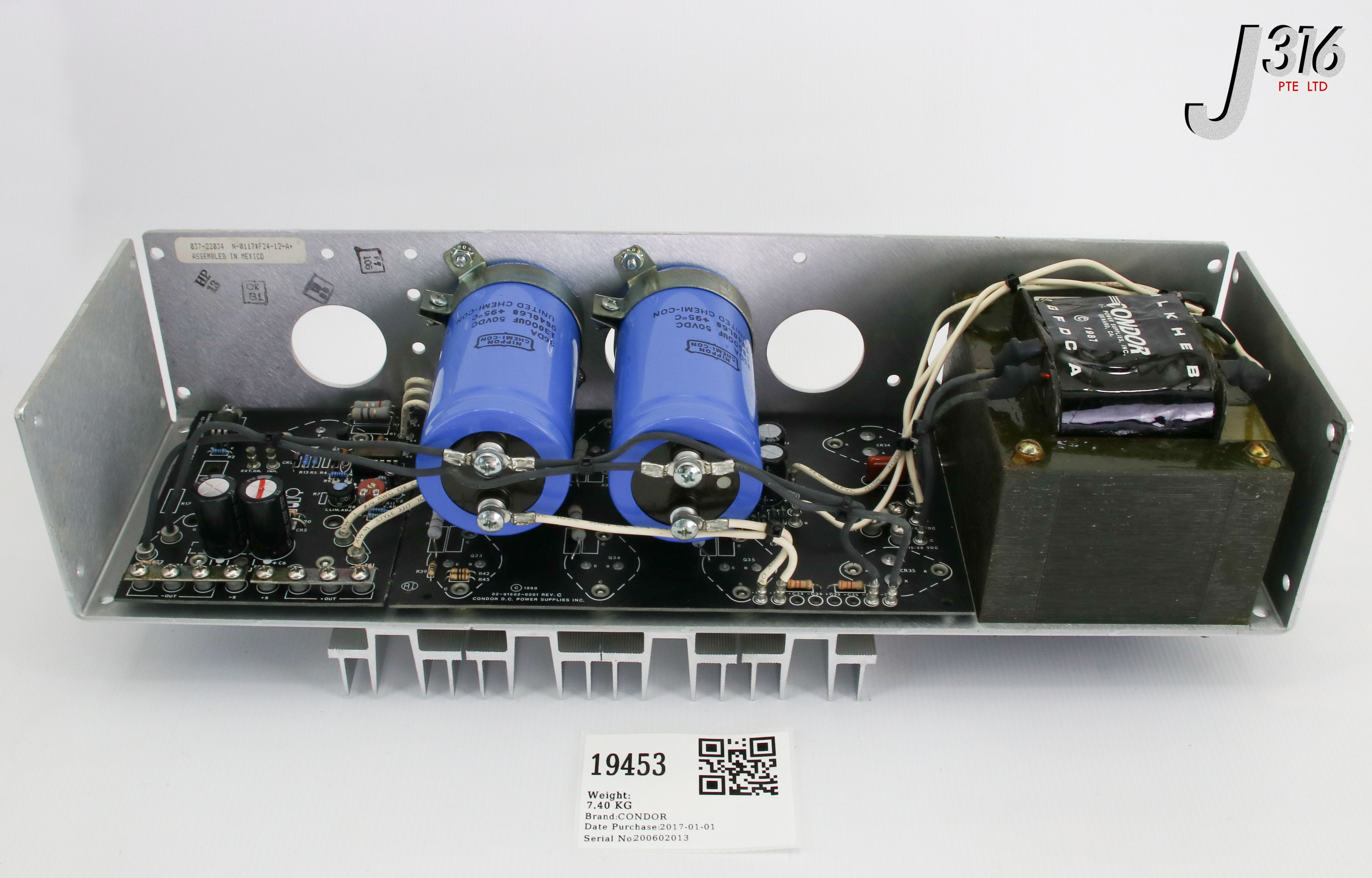 19453 CONDOR POWER SUPPLY, 24V AT 12A OR 28V AT 10A (NEW) F24-12